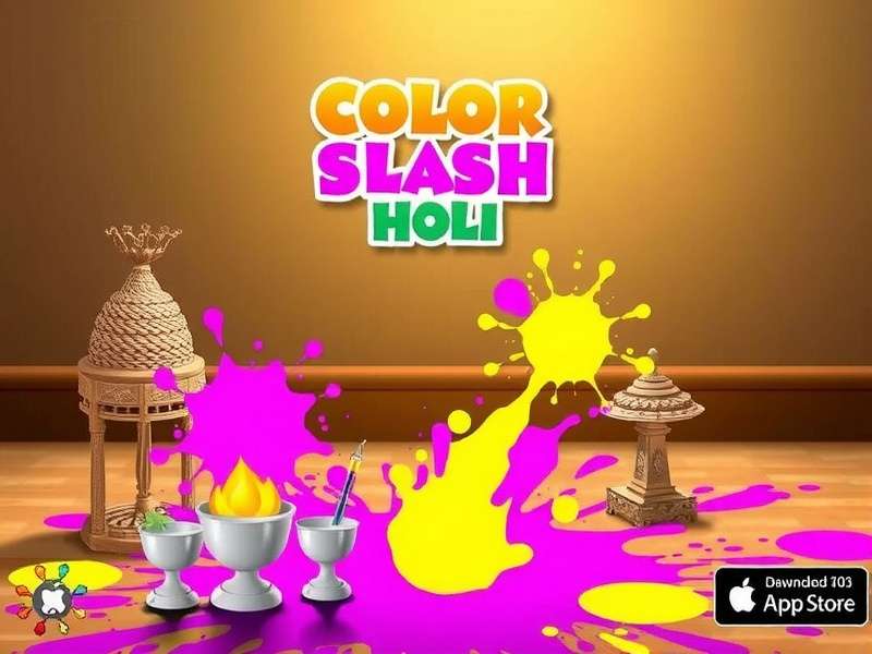 Color Splash Holi Game Screenshot